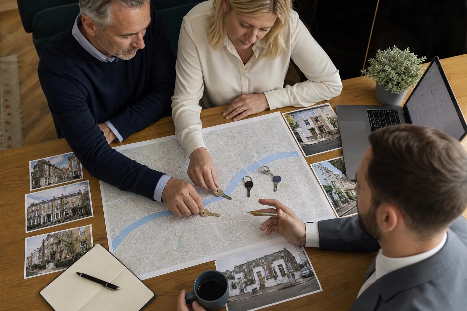London property owners planning wills for several homes with an adviser