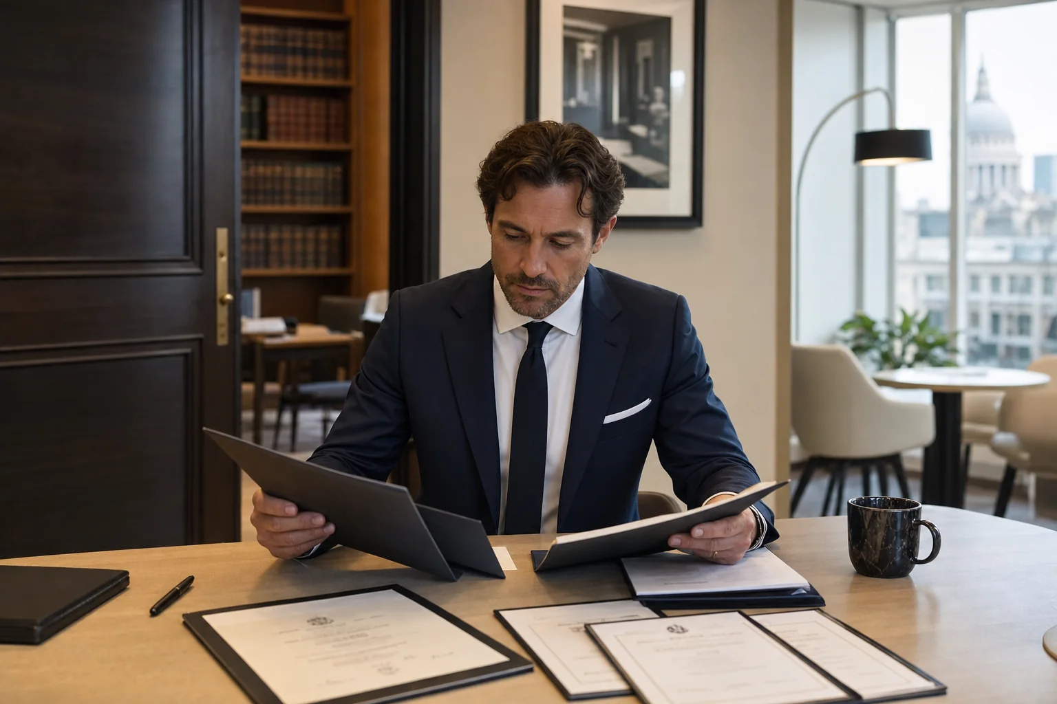 Client comparing a solicitor and specialist will-writing service in London
